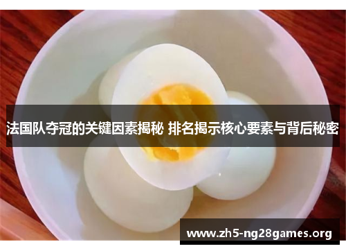 法国队夺冠的关键因素揭秘 排名揭示核心要素与背后秘密